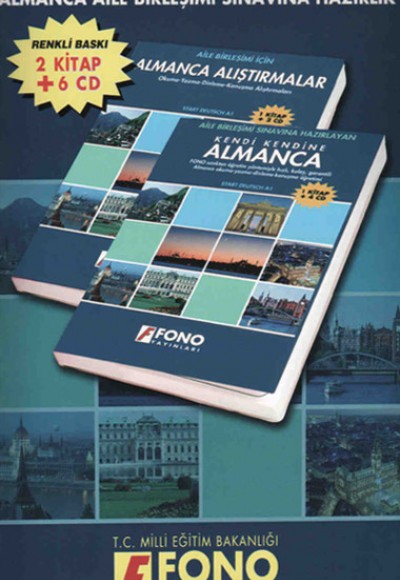 Almanca Aile Birleşimi Sınavına Hazırlık (2 Kitap+6 CD) Kutu İçinde Set Almanca Aile Birleşimi Sınavına Hazırlık (2 Kitap+6 CD) Kutu İçinde Set