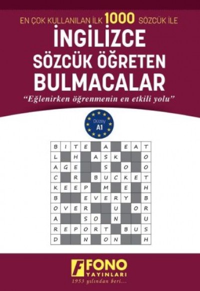 İngilizce Sözcük Öğreten Bulmacalar İngilizce Sözcük Öğreten Bulmacalar