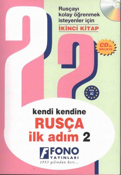 Kendi Kendine Rusça İlk Adım 2. Kitap CDli Kendi Kendine Rusça İlk Adım 2. Kitap CDli