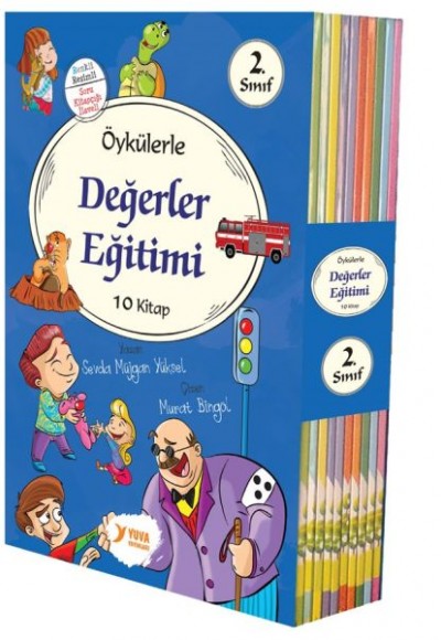 Öykülerle Değerler Eğitimi 2. Sınıflar İçin 10 Kitap Set Öykülerle Değerler Eğitimi 2. Sınıflar İçin 10 Kitap Set