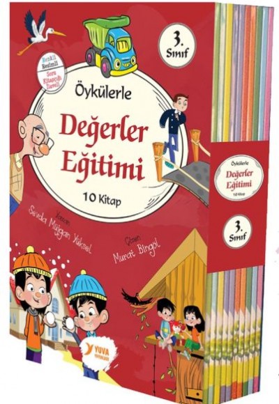 Öykülerle Değerler Eğitimi 3. Sınıflar İçin 10 Kitap Set Öykülerle Değerler Eğitimi 3. Sınıflar İçin 10 Kitap Set