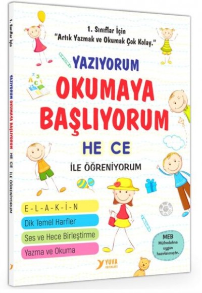 Yazıyorum - Okuyorum He Ce Kitabım Yazıyorum - Okuyorum He Ce Kitabım