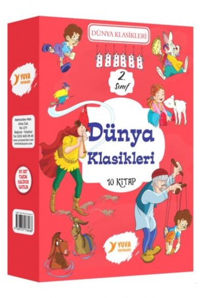 2. Sınıf Dünya Klasikleri - 10 Kitap Takım 2. Sınıf Dünya Klasikleri - 10 Kitap Takım