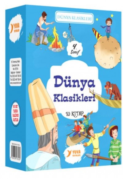 4. Sınıf Dünya Klasikleri Serisi (10 Kitaplık Set) 4. Sınıf Dünya Klasikleri Serisi (10 Kitaplık Set)