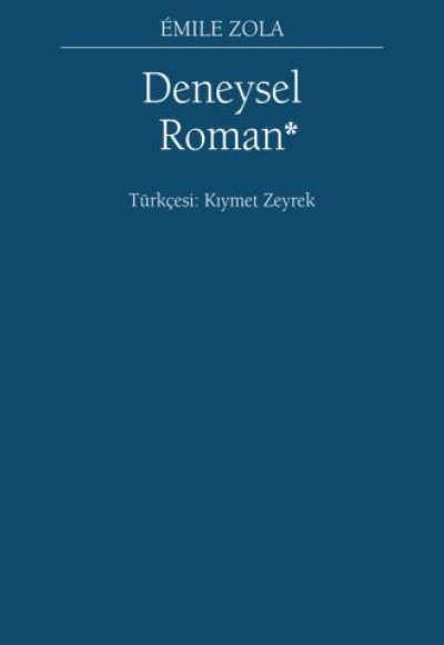 Deneysel Roman Deneysel Roman