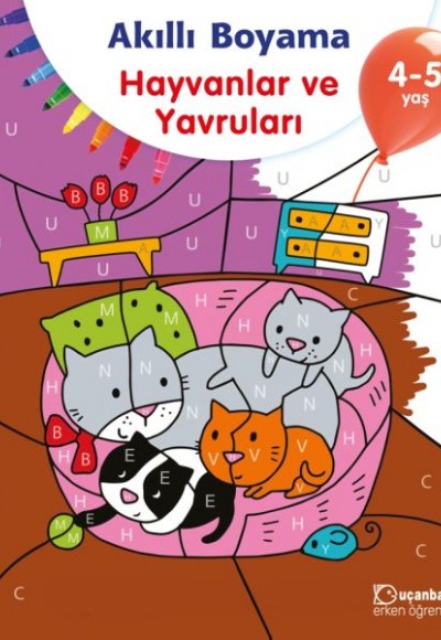 Akıllı Boyama Hayvanlar ve Yavruları 4-5 Yaş Akıllı Boyama Hayvanlar ve Yavruları 4-5 Yaş