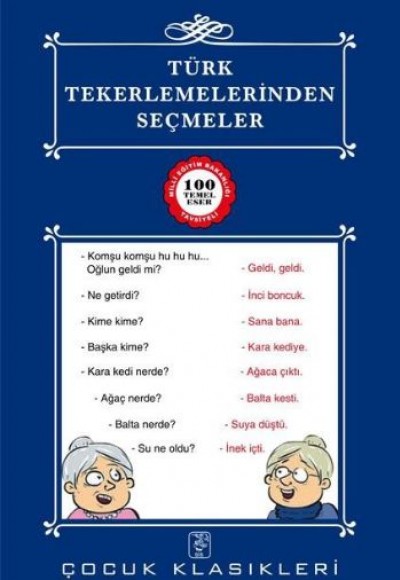 Türk Tekerlemelerinden Seçmeler Türk Tekerlemelerinden Seçmeler