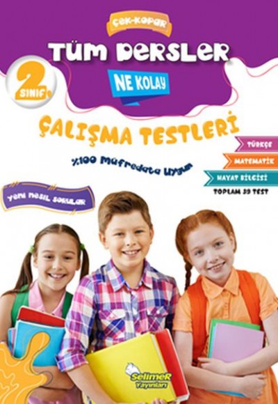 2. Sınıf Tüm Dersler Çek-Kopar Ne Kolay Çalışma Testleri 2. Sınıf Tüm Dersler Çek-Kopar Ne Kolay Çalışma Testleri