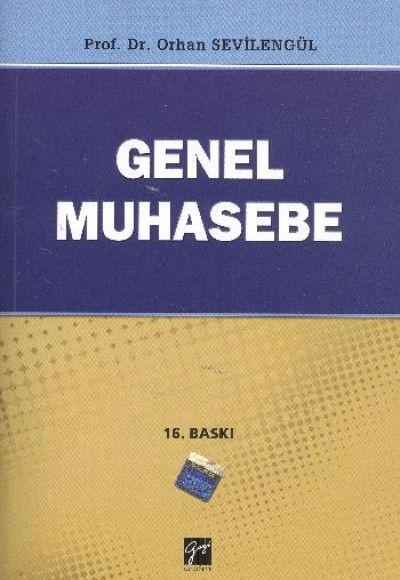Genel Muhasebe / Orhan Sevilengül Genel Muhasebe / Orhan Sevilengül