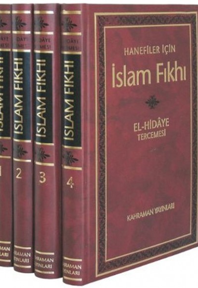 İslam Fıkhı / El-Hidaye Tercemesi (4 Cilt Şamua Kağıt) İslam Fıkhı / El-Hidaye Tercemesi (4 Cilt Şamua Kağıt)