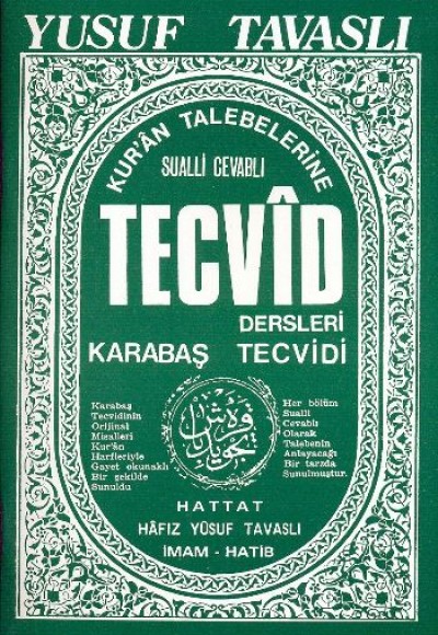 Tecvid Karabaş Açıklamalı (B21) Tecvid Karabaş Açıklamalı (B21)
