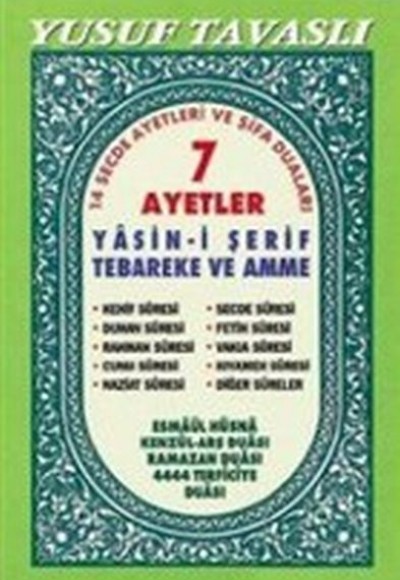 7 Ayetler Yasin ve Dualar - Roman Boy B16 7 Ayetler Yasin ve Dualar - Roman Boy B16