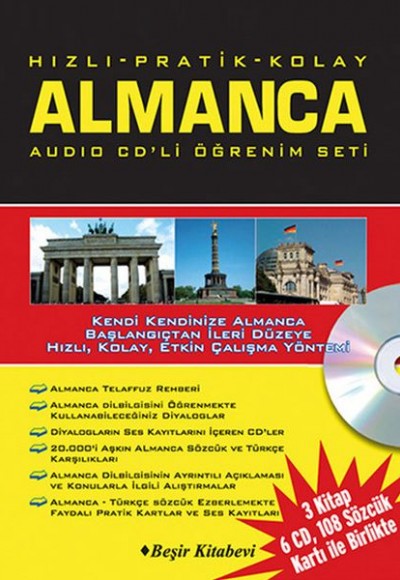 Hızlı Pratik Kolay Almanca Audio CDli Öğrenim Set Hızlı Pratik Kolay Almanca Audio CDli Öğrenim Set