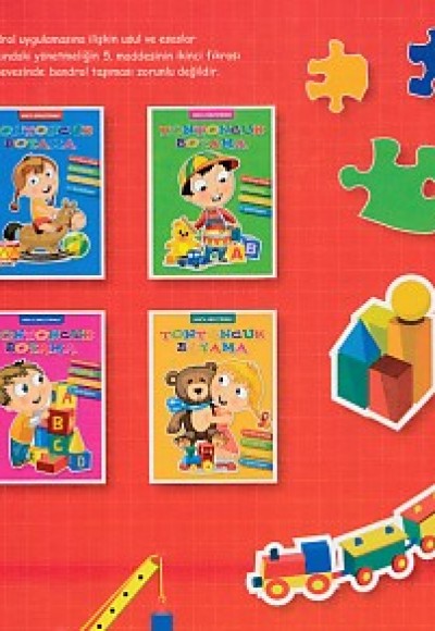 Nokta Birleştirmeli Tontoncuk Boyama (4 Kitap Takım) Nokta Birleştirmeli Tontoncuk Boyama (4 Kitap Takım)