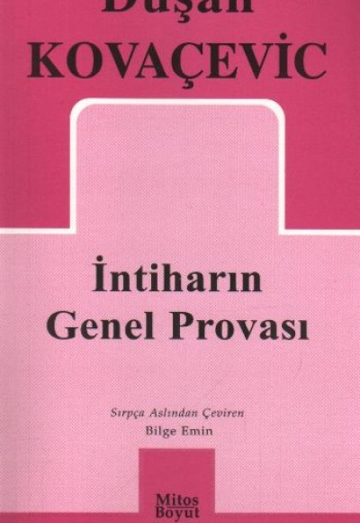 İntiharın Genel Provası