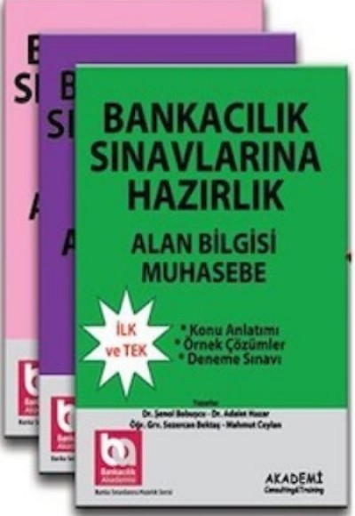 Bankacılık Sınavlarına Hazırlık Modüler Set 3'lü - Alan Bilgisi Bankacılık Sınavlarına Hazırlık Modüler Set 3'lü - Alan Bilgisi