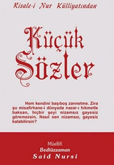 Küçük Sözler Normal Boy Küçük Sözler Normal Boy