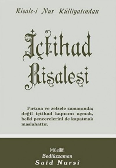 İçtihad Risalesi Normal Boy İçtihad Risalesi Normal Boy