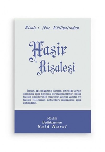 Haşir Risalesi Cep Boy Haşir Risalesi Cep Boy