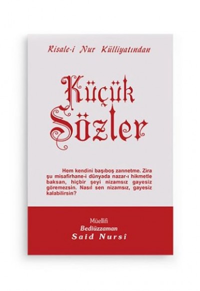 Küçük Sözler Cep Boy Küçük Sözler Cep Boy