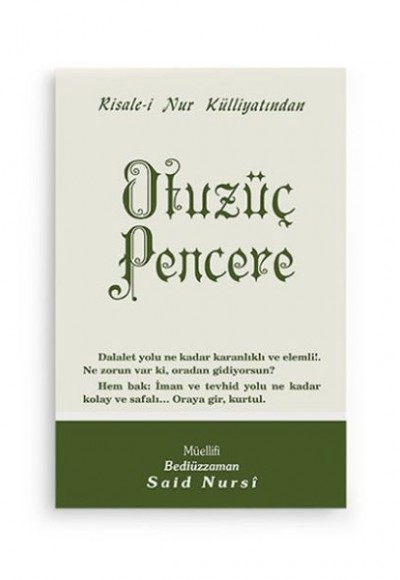 Otuzüç Pencere Cep Boy Otuzüç Pencere Cep Boy