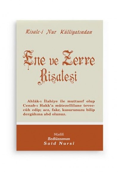 Ene ve Zerre Risalesi Cep Boy Ene ve Zerre Risalesi Cep Boy