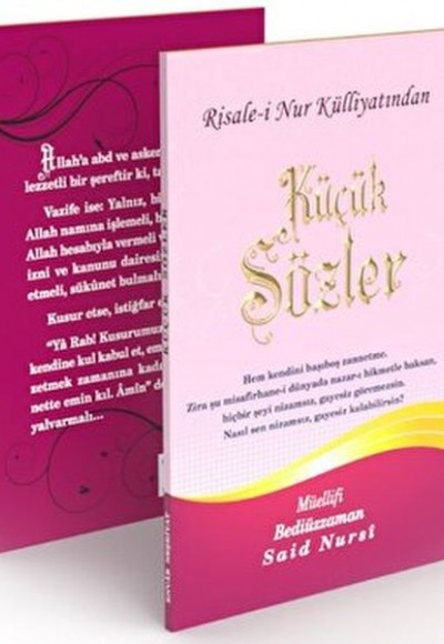 Küçük Sözler Büyük Boy Küçük Sözler Büyük Boy