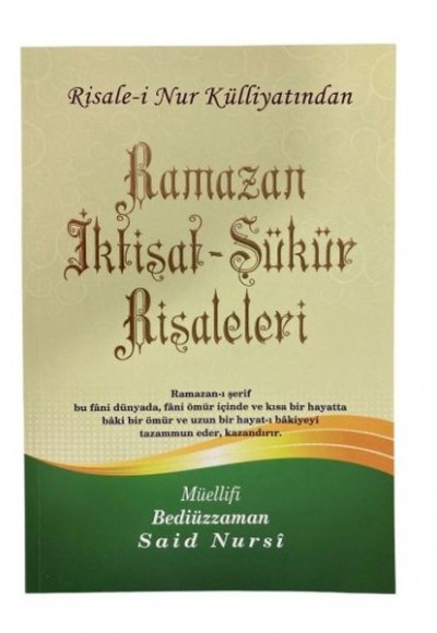 Ramazan-İktisat-Şükür Risaleleri Büyük Boy Ramazan-İktisat-Şükür Risaleleri Büyük Boy