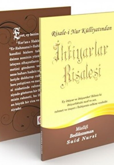 İhtiyarlar Risalesi Büyük Boy İhtiyarlar Risalesi Büyük Boy