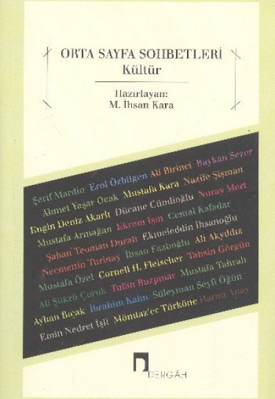 Orta Sayfa Sohbetleri Kültür Orta Sayfa Sohbetleri Kültür