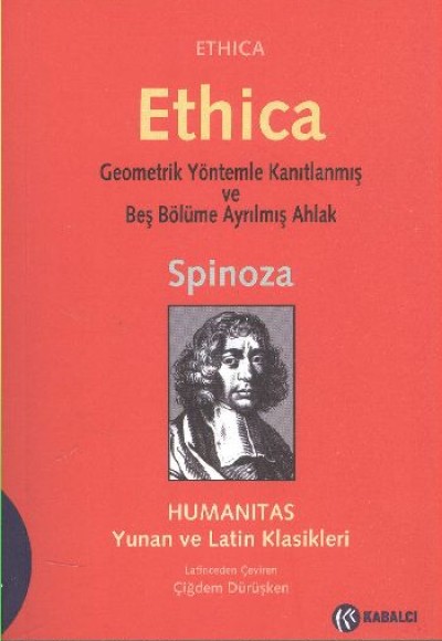 Ethica (Şamuha)Geometrik Yöntemlerle Kanıtlanmış ve Beş Bölüme Ayrılmış Ahlak Ethica (Şamuha)Geometrik Yöntemlerle Kanıtlanmış ve Beş Bölüme Ayrılmış Ahlak