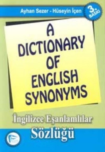 A Dictionary Of English Synonyms A Dictionary Of English Synonyms