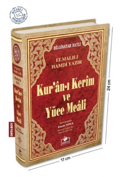 Kuranı Kerim ve Yüce Meali Orta Boy Bilgisayar Hatlı Kuranı Kerim ve Yüce Meali Orta Boy Bilgisayar Hatlı