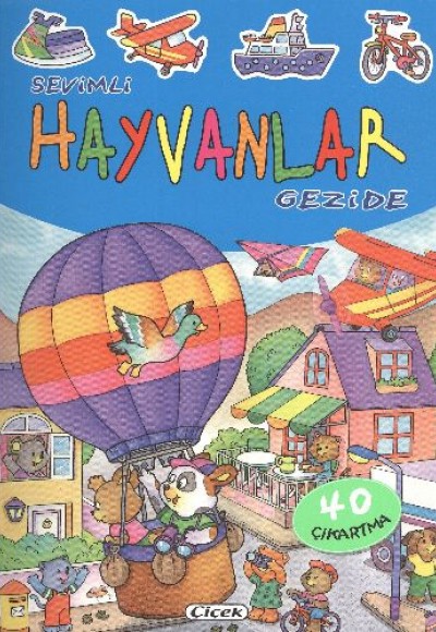Sevimli Hayvanlar Gezide 40 Çıkartma Sevimli Hayvanlar Gezide 40 Çıkartma