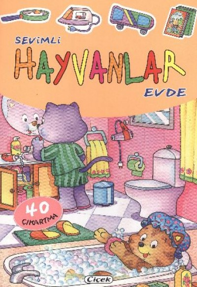 Sevimli Hayvanlar Evde 40 Çıkartma Sevimli Hayvanlar Evde 40 Çıkartma
