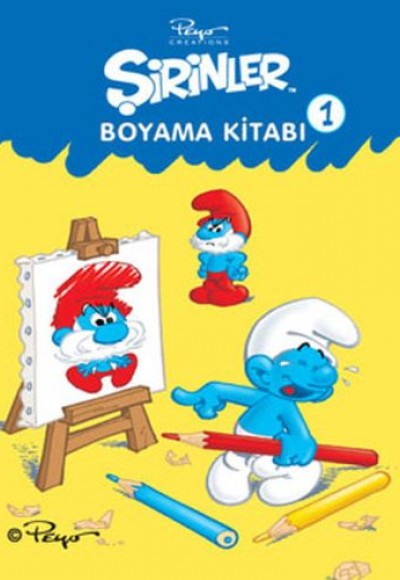 Şirinler Boyama Kitabı 1 Şirinler Boyama Kitabı 1