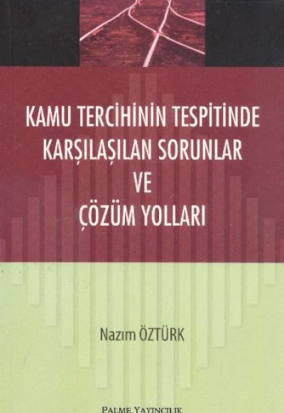 Kamu Tercihinin Tespitinde Karşılaşılan Sorunlar ve Çözüm Yolları Kamu Tercihinin Tespitinde Karşılaşılan Sorunlar ve Çözüm Yolları