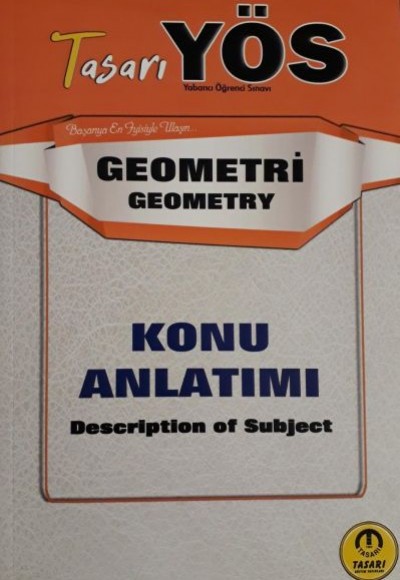 Tasarı YÖS Geometri Konu Anlatım (Yeni) Tasarı YÖS Geometri Konu Anlatım (Yeni)