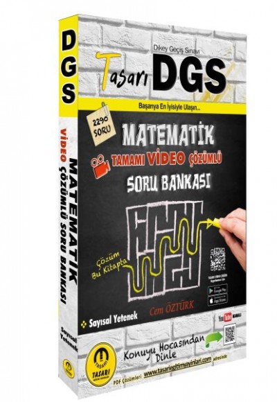 Tasarı DGS Matematik Video Çözümlü Soru Bankası Tasarı DGS Matematik Video Çözümlü Soru Bankası