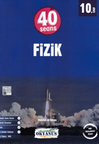 Okyanus 10. Sınıf 40 Seansta Kolay Fizik (Yeni)