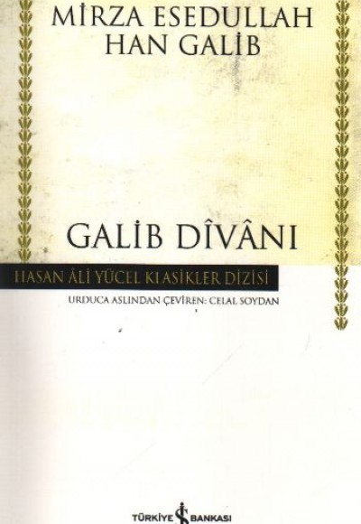 Galib Divanı - Hasan Ali Yücel Klasikleri Galib Divanı - Hasan Ali Yücel Klasikleri