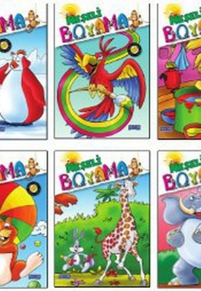 Neşeli Boyama (6 Kitap Takım) Neşeli Boyama (6 Kitap Takım)