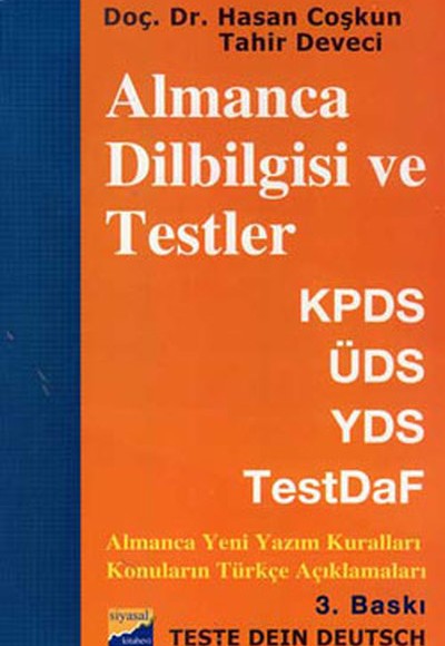 Almanca Dilbilgisi ve Testler KPDS ÜDS YDS TestDaf Almanca Dilbilgisi ve Testler KPDS ÜDS YDS TestDaf