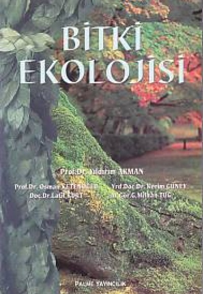 Bitki Ekolojisi Bitki Ekolojisi
