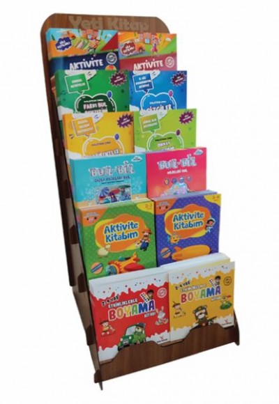Ahşap Etkinlik Kitapları Standı (240 Kitap) Ahşap Etkinlik Kitapları Standı (240 Kitap)
