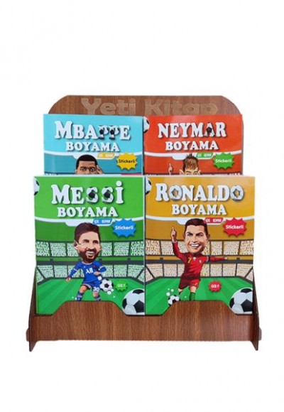 Futbolcular Boyama Kitapları Standı (Kasa Önü 125 Kitap) Futbolcular Boyama Kitapları Standı (Kasa Önü 125 Kitap)