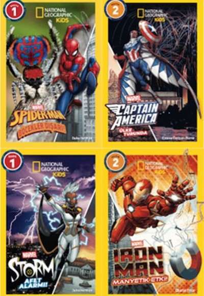 National Geographic Kids - Marvel Kahramanları ile Keşif Yolculuğu Serisi National Geographic Kids - Marvel Kahramanları ile Keşif Yolculuğu Serisi