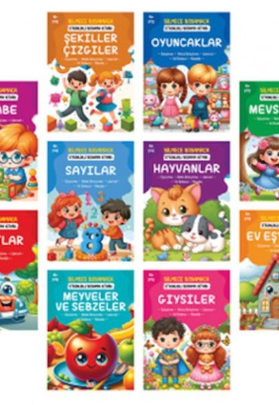 Bilmece Boyamaca (10 Kitap Takım)