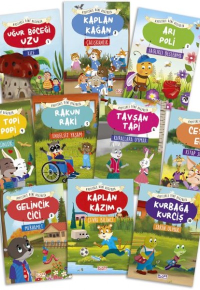 Ayetlerle Dini Değerler Set (10 Kitap)