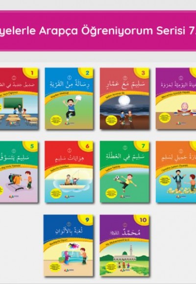 Hikayelerle Arapça Öğreniyorum  Serisi - 7. Sınıf Arapça Hikâye Seti